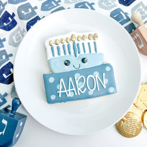 Personalized  Hanukkah Cookie