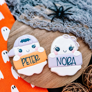 Personalized Ghost Cookie